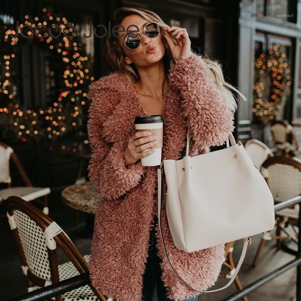 jocoo women thicken winter fluffy faux fur coat female casual jacket warm cardigan outwear streetwear femme mujer plus size1, Black
jocoo women thicken winter fluffy faux fur coat female casual jacket warm cardigan outwear streetwear femme mujer plus size1, Black