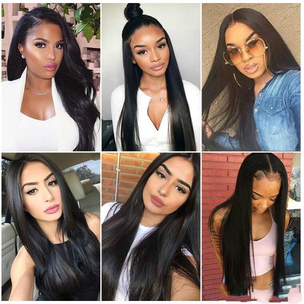 full lace wigs brazilian straight human hair lace wigs unprocessed 360 lace frontal wigs pre plucked with baby hair, Black
full lace wigs brazilian straight human hair lace wigs unprocessed 360 lace frontal wigs pre plucked with baby hair, Black