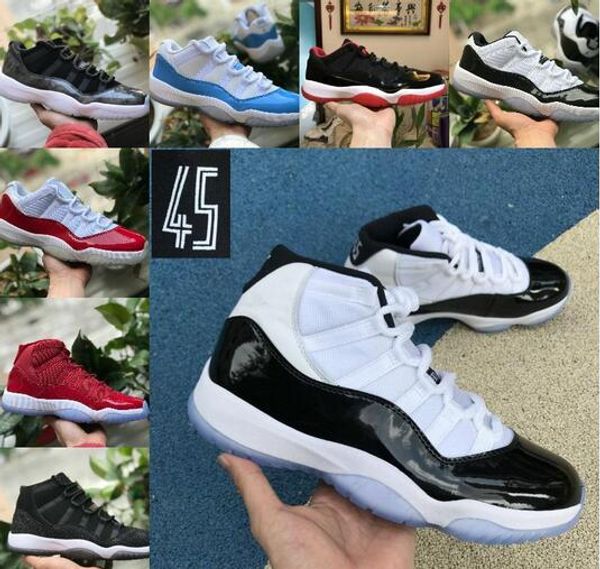 2019 concord high 45 11s men basketball shoes women cap gown prm heiress gym red chicago tint space jams 11s sports shoes
2019 concord high 45 11s men basketball shoes women cap gown prm heiress gym red chicago tint space jams 11s sports shoes