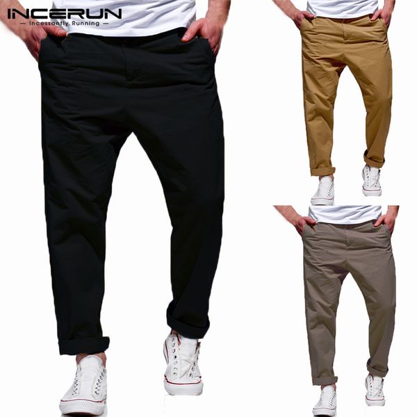 incerun mens pants joggers pockets cotton streetwear button solid loose casual trousers men fashion men business pants hombre, Black
incerun mens pants joggers pockets cotton streetwear button solid loose casual trousers men fashion men business pants hombre, Black