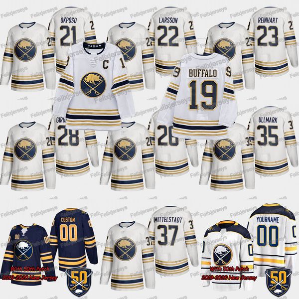 26 rasmus dahlin 50th buffalo sabres 37 casey mittelstadt linus ullmark sam reinhart kyle okposo 28 zemgus girgensons johan larsson jersey, Black;red
26 rasmus dahlin 50th buffalo sabres 37 casey mittelstadt linus ullmark sam reinhart kyle okposo 28 zemgus girgensons johan larsson jersey, Black;red