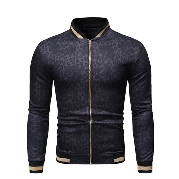 fashion autumn men's leopard print jacket casual male slim fit zipper baseball coat men streetwear jackets outwear sportswear, Black;brown
fashion autumn men's leopard print jacket casual male slim fit zipper baseball coat men streetwear jackets outwear sportswear, Black;brown