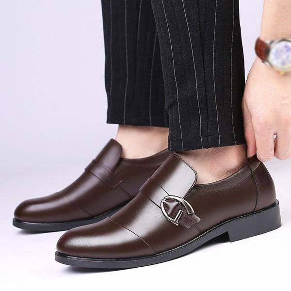 zapatillas hombre british business men's single shoes fashion casual comfortable shoe glossy leather buckle straps low-heel, Black
zapatillas hombre british business men's single shoes fashion casual comfortable shoe glossy leather buckle straps low-heel, Black