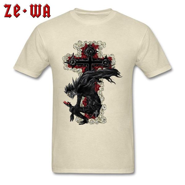 customized t-shirt men death note t shirt death god printed on mens clothing cotton beige rose cross design, White;black
customized t-shirt men death note t shirt death god printed on mens clothing cotton beige rose cross design, White;black