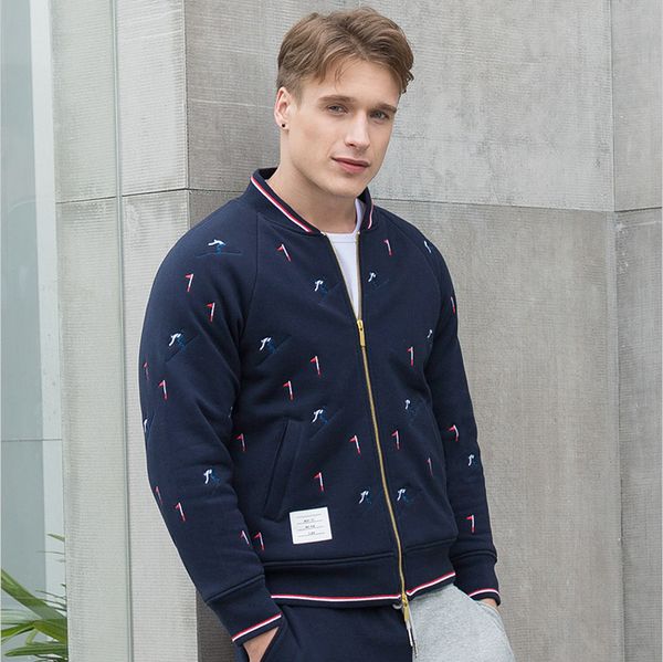 2020 fashion tb brand sweatershirts men winter jacket cotton liner clothing thicken baseball uniform casual sportswear coat, Black
2020 fashion tb brand sweatershirts men winter jacket cotton liner clothing thicken baseball uniform casual sportswear coat, Black