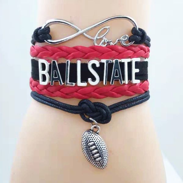браслет футбольной команды infinity love ballstate черный красный цвет браслеты дружбы, Golden;silver
браслет футбольной команды infinity love ballstate черный красный цвет браслеты дружбы, Golden;silver
