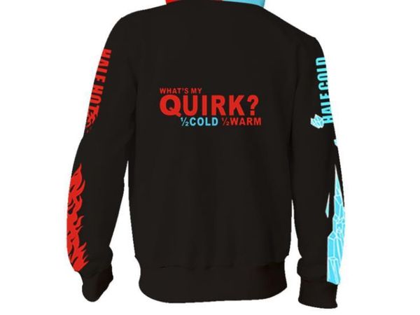 my hero college men hoodies digital printed long sleeve mens sweatshirts cardigan zipper hooded cosplay sweatshirts, Black
my hero college men hoodies digital printed long sleeve mens sweatshirts cardigan zipper hooded cosplay sweatshirts, Black