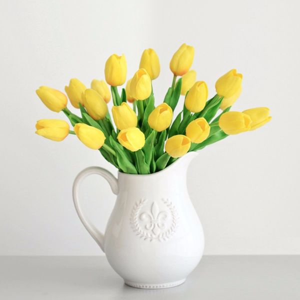 21pcs/lot wedding decoration artificial flowers pu tulip bouquet calla real touch fake flores for home store decorations g0150
21pcs/lot wedding decoration artificial flowers pu tulip bouquet calla real touch fake flores for home store decorations g0150