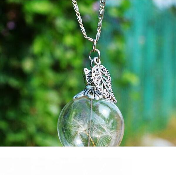 dandelion real seed glass bulb wish necklace dandelion seed necklaces leaf dandelion necklace wish drift bottle, Silver
dandelion real seed glass bulb wish necklace dandelion seed necklaces leaf dandelion necklace wish drift bottle, Silver
