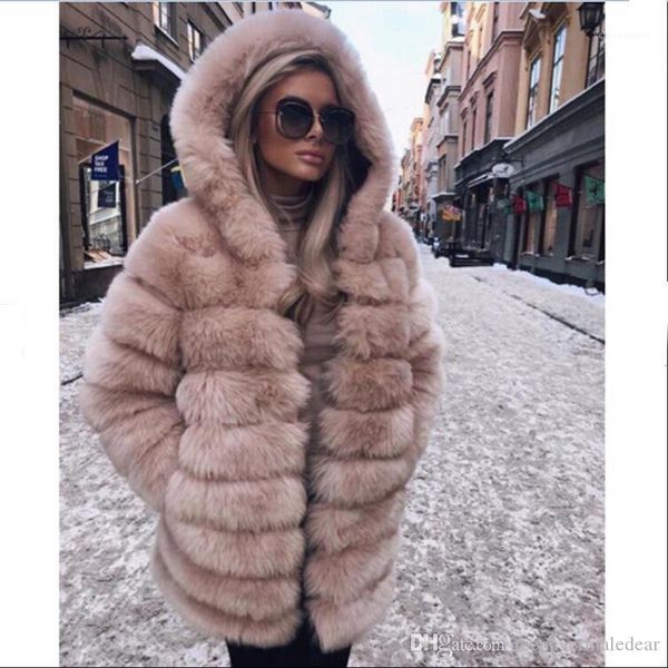 luxury loose long sleeved hooded thick fashion designer women coats women winter coats fur coats elegant, Black
luxury loose long sleeved hooded thick fashion designer women coats women winter coats fur coats elegant, Black