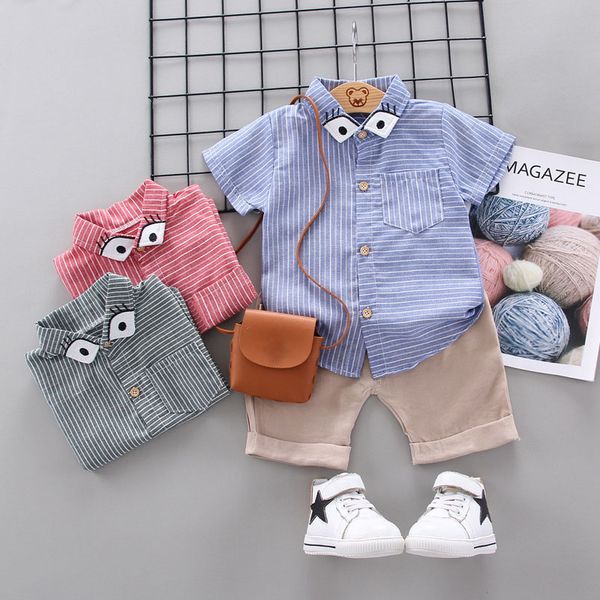 summer baby boys short sleeve stripe cartoon pattern t-shirt blouse+shorts casual outfits set 6m-3t boy shorts 2020 set new, White
summer baby boys short sleeve stripe cartoon pattern t-shirt blouse+shorts casual outfits set 6m-3t boy shorts 2020 set new, White