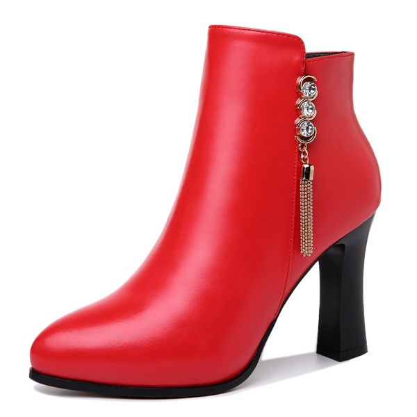 new fashion winter women boots high heel women shoes pu leather pumps square heels shoes zip 3-47, Black
new fashion winter women boots high heel women shoes pu leather pumps square heels shoes zip 3-47, Black