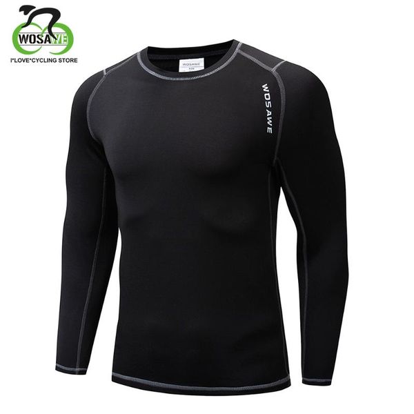 wosawe men women cycling base layers bodybuilding fitness long sleeve tight thermal shirts riding sport underwear jersey, Black;red
wosawe men women cycling base layers bodybuilding fitness long sleeve tight thermal shirts riding sport underwear jersey, Black;red