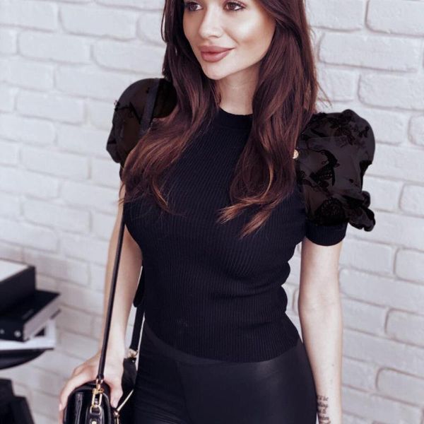 fashion crop women casual solid short sleeve o-neck blouse shirt women summer office ladies blouse blusas @35, White
fashion crop women casual solid short sleeve o-neck blouse shirt women summer office ladies blouse blusas @35, White