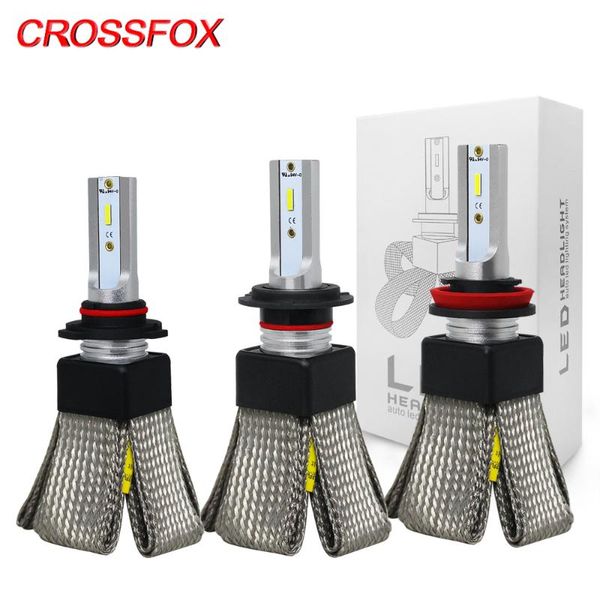 

crossfox auto lights h3 led h7 h1 h8 h9 h11 880 h27 9005 hb3 9006 hb4 h4 led bulbs 9007 h13 fog lamp 12v 6000k car headlight