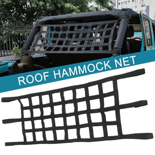 car roof net car multifunction roof hammock net protective for jeep wranlger tj jk jl 1997-2019 for trailer rack boot
car roof net car multifunction roof hammock net protective for jeep wranlger tj jk jl 1997-2019 for trailer rack boot