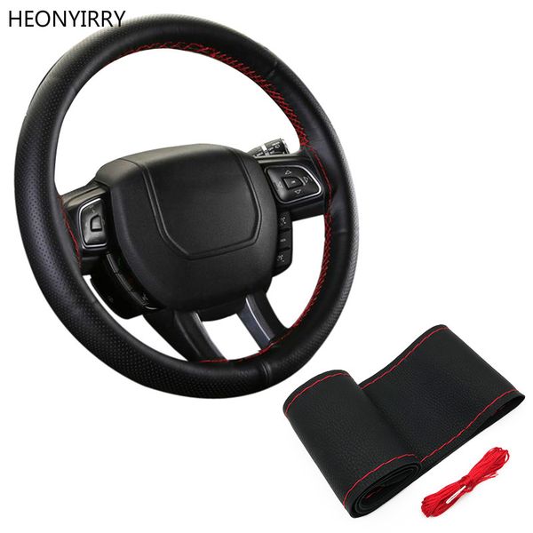 37cm/38cm diy steering wheel covers soft leather braid on the steering-wheel of car with needle and thread interior accessories
37cm/38cm diy steering wheel covers soft leather braid on the steering-wheel of car with needle and thread interior accessories