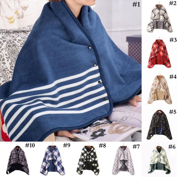 plaid cape blankets 10 colors women winter tartan scarves cozy checked blanket warp shawl heating blankets ooa7427, Black
plaid cape blankets 10 colors women winter tartan scarves cozy checked blanket warp shawl heating blankets ooa7427, Black