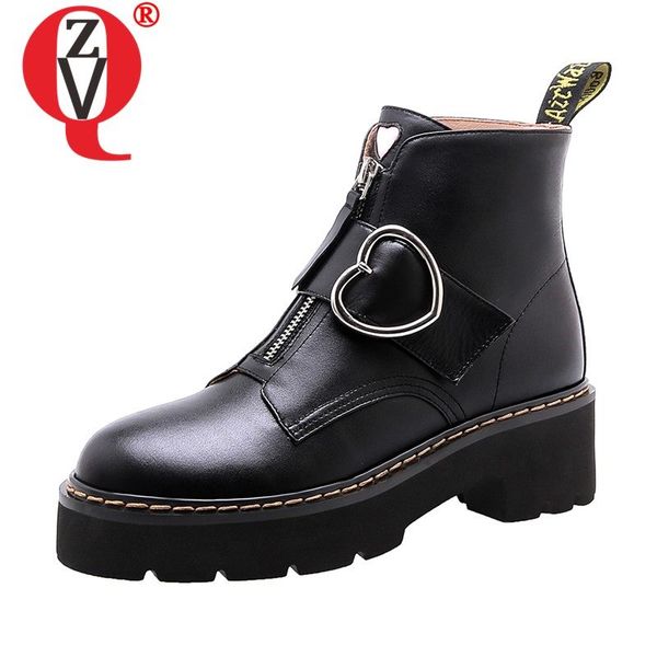 zvq gothic boots genuine leather cool woman winter lolita heart-shaped metal buckle 5cm mid heels platform women's shoes, Black
zvq gothic boots genuine leather cool woman winter lolita heart-shaped metal buckle 5cm mid heels platform women's shoes, Black