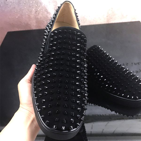 2020 gentle brand handmade fashion mens shoes solid red suede rivets flats bottom espadrilles spikes platform shoes men, Black
2020 gentle brand handmade fashion mens shoes solid red suede rivets flats bottom espadrilles spikes platform shoes men, Black