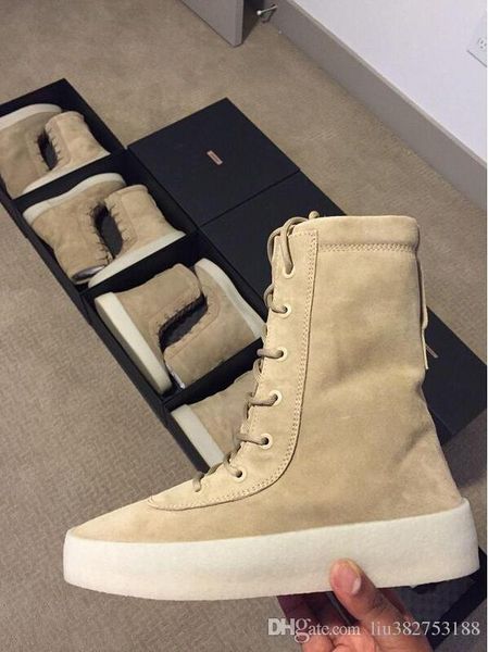 2017 hot Kanye west Season 2 "Crepe" Boot Taupe US KM1011 350 750 950 Kanye Pablo Ovo running shoes outdoor boots Sports shoes
2017 hot Kanye west Season 2 "Crepe" Boot Taupe US KM1011 350 750 950 Kanye Pablo Ovo running shoes outdoor boots Sports shoes