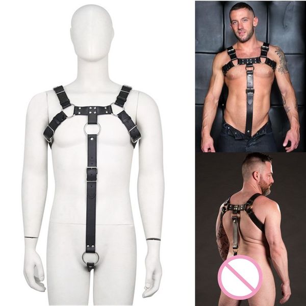 кожа мужской body harness ремень для мужчин регулируемого готического кожаного пояса с пряжкой металла талия груди bondage игрушки для парня, Black;brown
кожа мужской body harness ремень для мужчин регулируемого готического кожаного пояса с пряжкой металла талия груди bondage игрушки для парня, Black;brown
