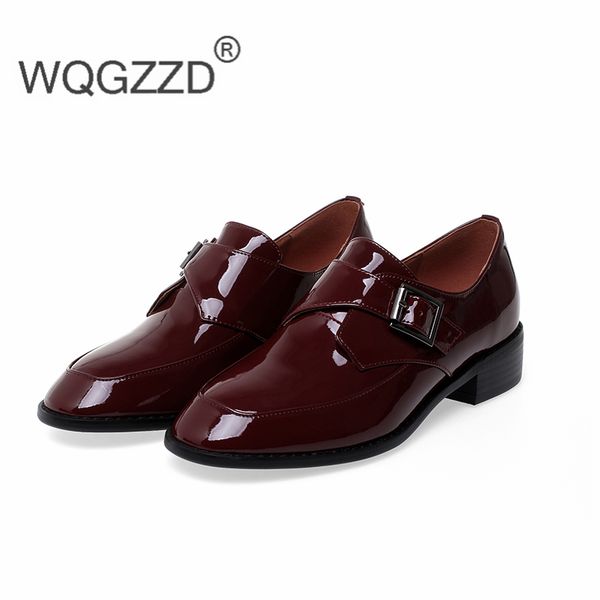 british style genuine leather shoes woman oxfords shoes for women flat women retro flats casual loafers, Black
british style genuine leather shoes woman oxfords shoes for women flat women retro flats casual loafers, Black