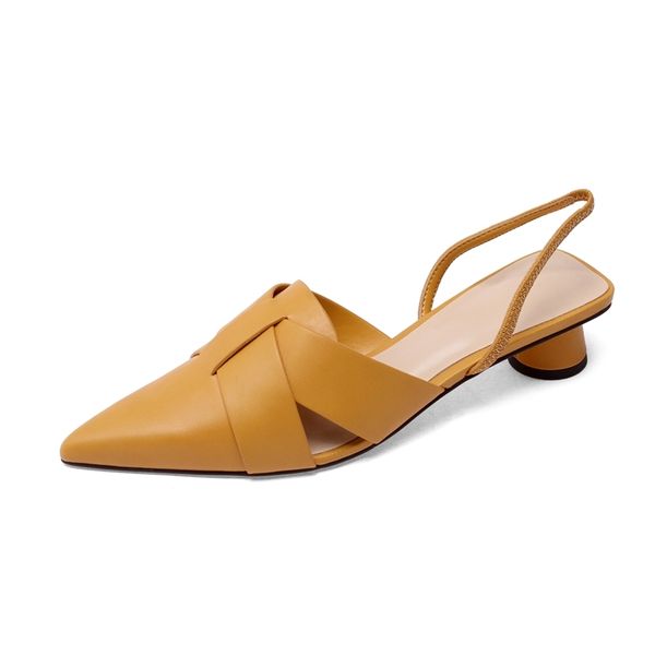 poined toe women's sandals 3.5 cm high heel shoes woman genuine leather casual party summer shoes woman t200327, Black
poined toe women's sandals 3.5 cm high heel shoes woman genuine leather casual party summer shoes woman t200327, Black