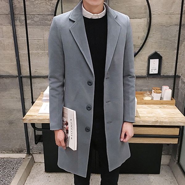 youyedian 2019 men formal single breasted figuring overcoat long wool jacket outwear plus new arrival, Black
youyedian 2019 men formal single breasted figuring overcoat long wool jacket outwear plus new arrival, Black