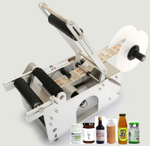 semi auto round bottle labeling machine sticker paper labeler can wine liquid jar labelling device
semi auto round bottle labeling machine sticker paper labeler can wine liquid jar labelling device