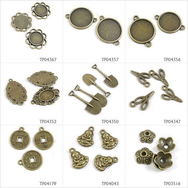 antique bronze plated jewelry making charms flower spacer bead caps maitreya buddha copper cash coins scissors shovel oval caboc, Bronze;silver
antique bronze plated jewelry making charms flower spacer bead caps maitreya buddha copper cash coins scissors shovel oval caboc, Bronze;silver