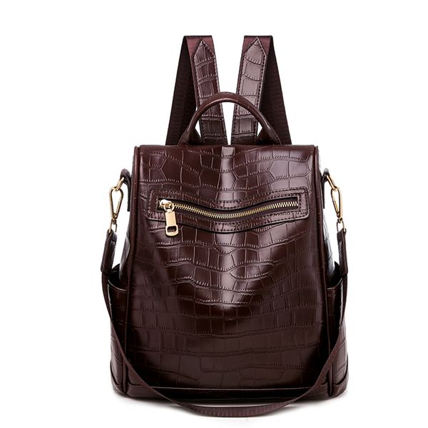 women leather backpack female vintage crocodile backpack anti theft shoulder bag school bagpack for teenage girls
women leather backpack female vintage crocodile backpack anti theft shoulder bag school bagpack for teenage girls