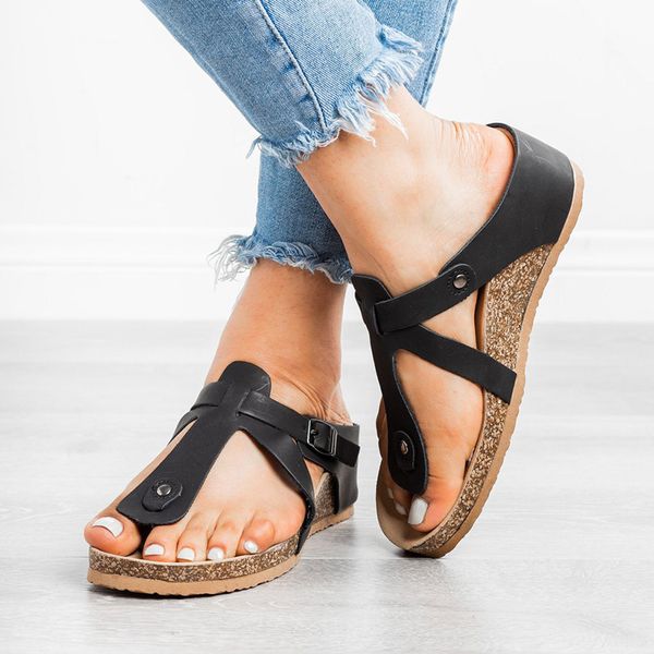 women buckle slippers female flip flops ladies beach slides shoes woman casual solid flats women's footwear summer plus size, Black
women buckle slippers female flip flops ladies beach slides shoes woman casual solid flats women's footwear summer plus size, Black