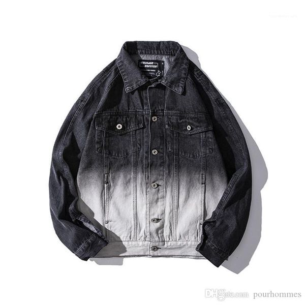 letter print gradient mens demin jackets casual males clothing vintage mens designer demin jackets fashion hip hop style, Black;brown
letter print gradient mens demin jackets casual males clothing vintage mens designer demin jackets fashion hip hop style, Black;brown