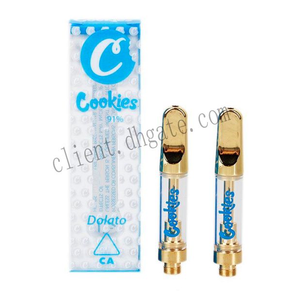 Silver/Golden Cookie Cart PUSH High Flyers Vape Cartridge 1.0ml 0.8ml Ceramic Coil Cartridge Glass Tube 510 Thread free dhl shipping
Silver/Golden Cookie Cart PUSH High Flyers Vape Cartridge 1.0ml 0.8ml Ceramic Coil Cartridge Glass Tube 510 Thread free dhl shipping