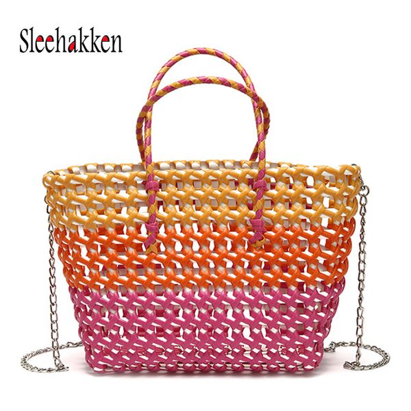 colorful pvc woven bag large-capacity shoulder bag sling female fashion portable beach bolso mujer sac main lady handbag
colorful pvc woven bag large-capacity shoulder bag sling female fashion portable beach bolso mujer sac main lady handbag