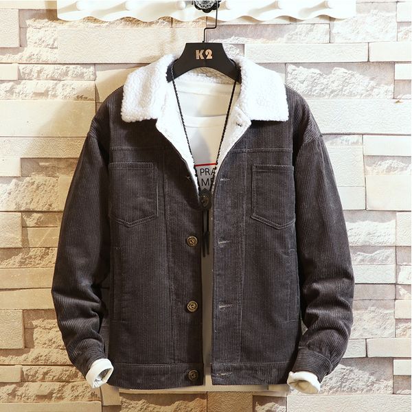 winter parkas men and women couple models corduroy cotton jacket men thicken warm cotton parkas coat size m-3xl, Black
winter parkas men and women couple models corduroy cotton jacket men thicken warm cotton parkas coat size m-3xl, Black