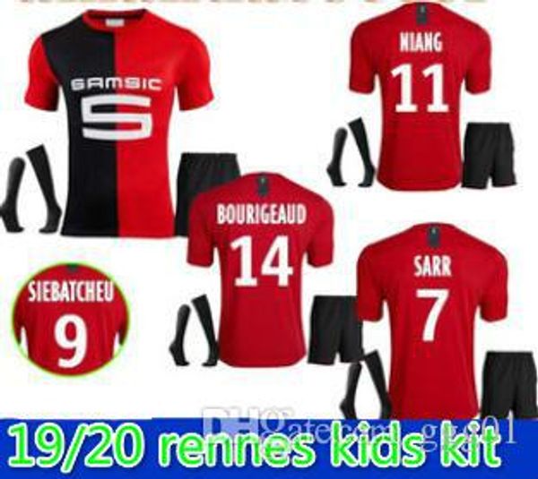 stade rennais 19 20 home kids soccer jerseys 2019 2020 rennes maillot de foot sarr niang bourigeaud kids suit hunou sets football shirt, Black;yellow
stade rennais 19 20 home kids soccer jerseys 2019 2020 rennes maillot de foot sarr niang bourigeaud kids suit hunou sets football shirt, Black;yellow