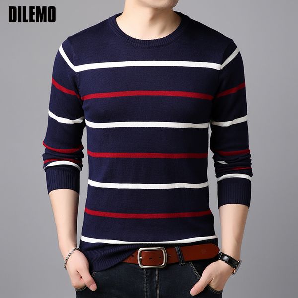 2019 new fashion brand sweater for mens pullovers stripe slim fit jumpers knitwear warm autumn korean style casual mens clothes, White;black
2019 new fashion brand sweater for mens pullovers stripe slim fit jumpers knitwear warm autumn korean style casual mens clothes, White;black