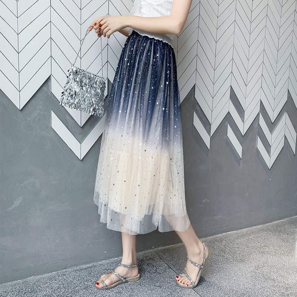 skirts starry sequin mesh tulle womens jupe femme fashion elegant long high waist skirt faldas summer tutu pleated c6054, Black
skirts starry sequin mesh tulle womens jupe femme fashion elegant long high waist skirt faldas summer tutu pleated c6054, Black