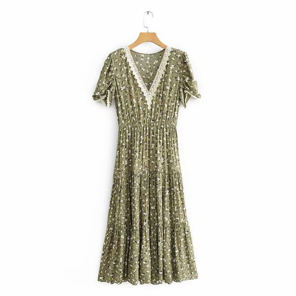 european and american fashion jxc53-9125 open fork print dress lace dress in the summer of 2020, Black;gray
european and american fashion jxc53-9125 open fork print dress lace dress in the summer of 2020, Black;gray