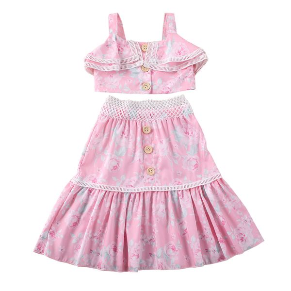 2-6y toddler kid baby girl 2020 summer clothes sling crop vest long skirts 2pcs floral outfit, White
2-6y toddler kid baby girl 2020 summer clothes sling crop vest long skirts 2pcs floral outfit, White