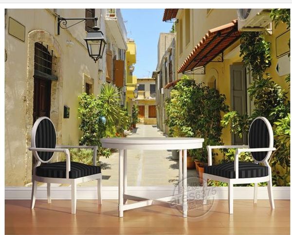 3d street romantic castle mural background wall modern living room wallpapers 
3d street romantic castle mural background wall modern living room wallpapers