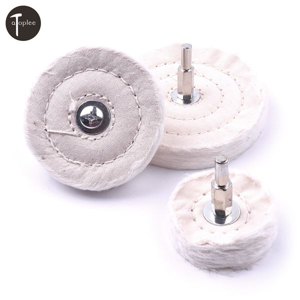 new 1pc cotton polishing wheels 50/75/100mm cloth buffing wheel for jewelry wood metal glass polishing abrasive tools
new 1pc cotton polishing wheels 50/75/100mm cloth buffing wheel for jewelry wood metal glass polishing abrasive tools