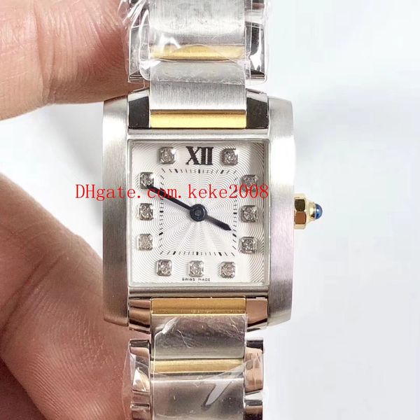 excellent wristwatches we110004 25.35 x 20.3mm diamond dial 18k gold & steel vk quartz chronograph ladies women's watch watches, Slivery;brown
excellent wristwatches we110004 25.35 x 20.3mm diamond dial 18k gold & steel vk quartz chronograph ladies women's watch watches, Slivery;brown