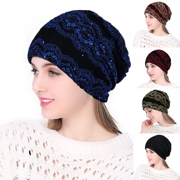 women cap 2019 women soild india lace stretch turban hat knitting hair loss head scarf wrap, Blue;gray
women cap 2019 women soild india lace stretch turban hat knitting hair loss head scarf wrap, Blue;gray