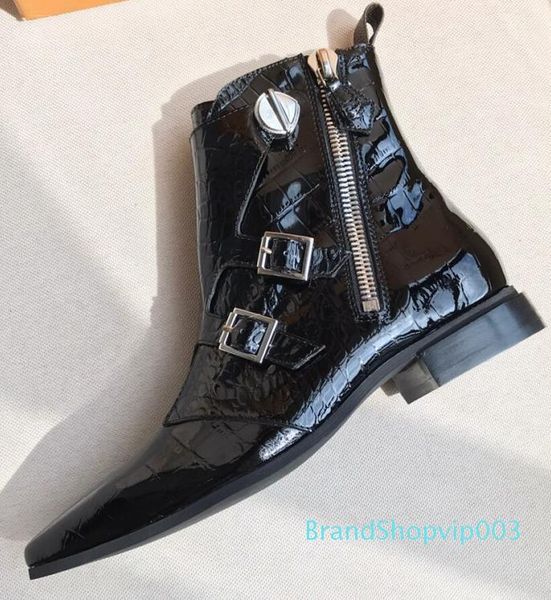 2019 new jumble flat ankle boot martin boots for women calf leather winter boots pointed toe shoes with box big size us10, Black
2019 new jumble flat ankle boot martin boots for women calf leather winter boots pointed toe shoes with box big size us10, Black