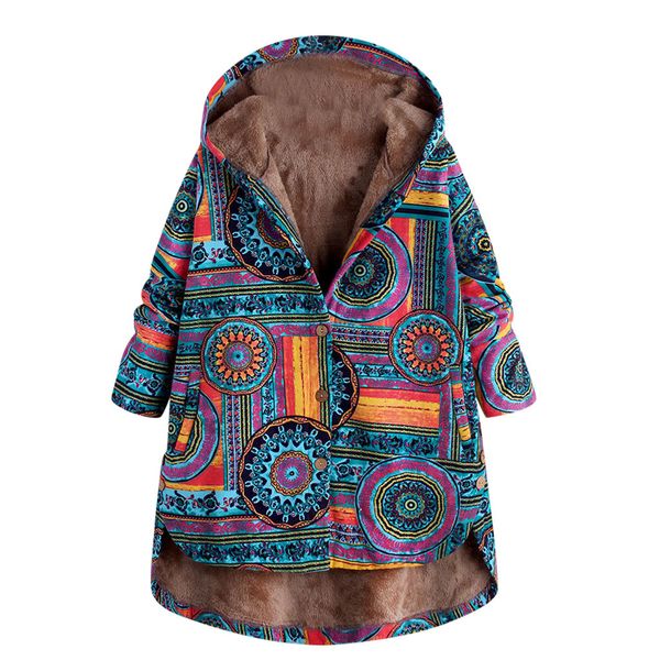 famale jaket women vintage ethnic print quilted fleece hooded long sleeve button winter coat women winter coat manteau femme, Black
famale jaket women vintage ethnic print quilted fleece hooded long sleeve button winter coat women winter coat manteau femme, Black