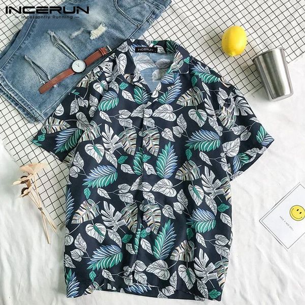 incerun summer men hawaiian shirt printing short sleeve lapel collar leisure men camisa streetwear female beach shirts 2019, White;black
incerun summer men hawaiian shirt printing short sleeve lapel collar leisure men camisa streetwear female beach shirts 2019, White;black