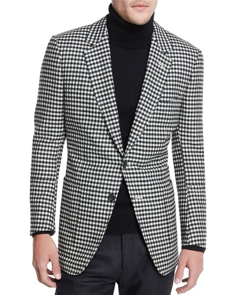 plaid mens blazer new fashion fall 2019 slim fit casual business style men suit jacket two button male prom coat foviva 151, White;black
plaid mens blazer new fashion fall 2019 slim fit casual business style men suit jacket two button male prom coat foviva 151, White;black